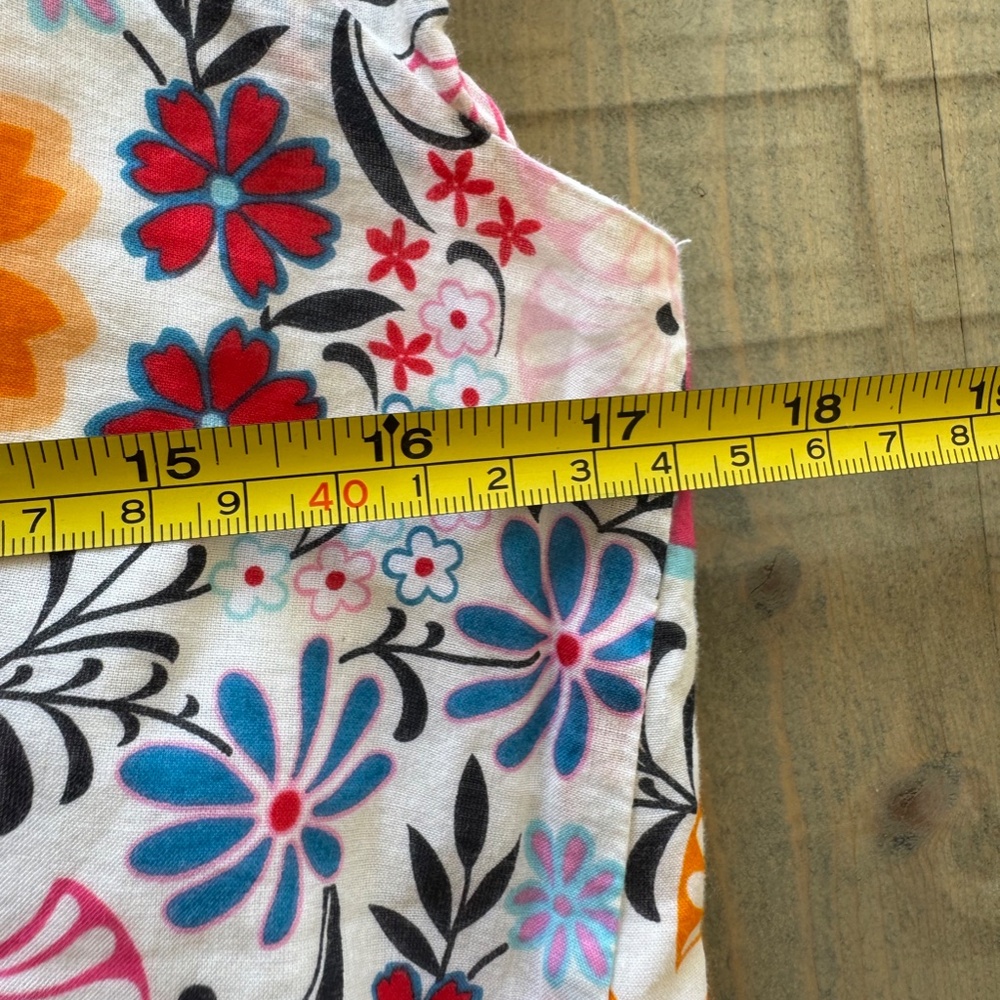 Talbots Size 12P Petite Floral Dress | Colorful Spring Summer Fit & Flare midi - Picture 8 of 8